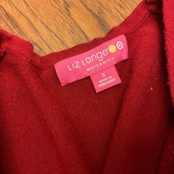 Liz Lange Maternity sweater and matching tank - Picture 5 of 7